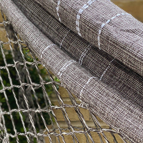 Ash Grey Cotton Hammock with White Stripe detail